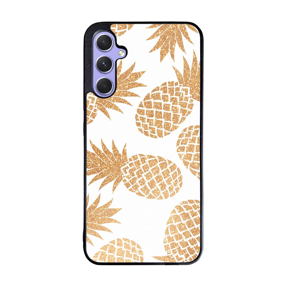 Gold Pineapple Case Samsung Galaxy A35 5G BC0034