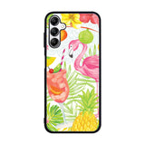 Carry the beautiful Flamingo Party Case Samsung Galaxy A15 BC0068
