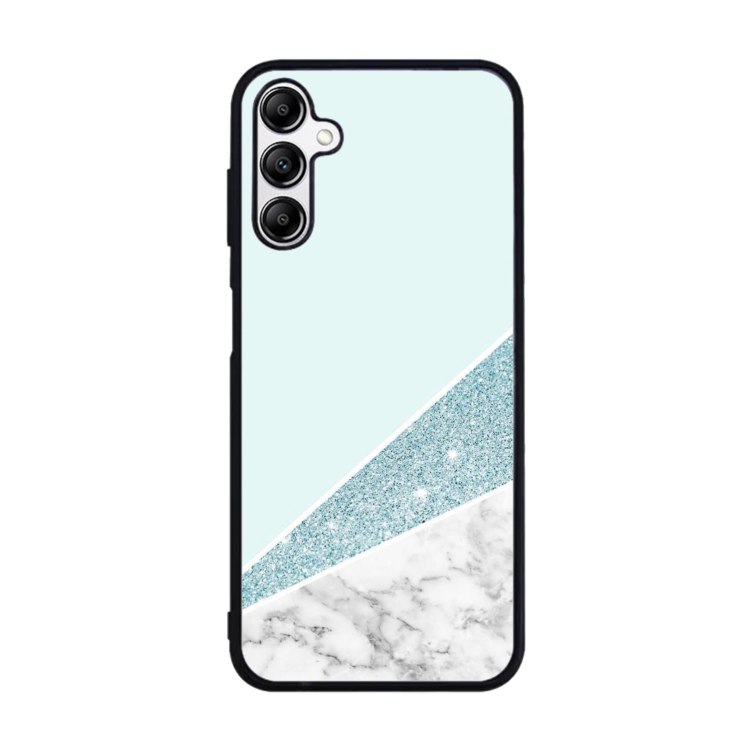 Glitter Marble Blue Case Samsung Galaxy A15 BC0033