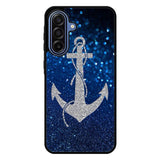Blue glitter anchor Samsung Galaxy A17 5G Case BC3001