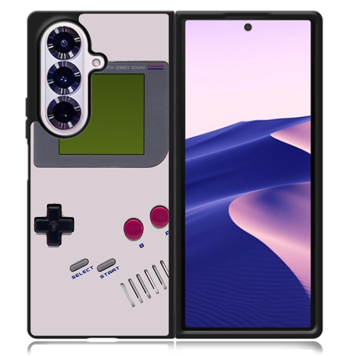 Classic Retro White Milk gameboy Samsung Galaxy Z Fold 7 5G Case BC3006