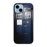 Dark Blue Tardis doctor who toys Case iPhone 15 BC3008