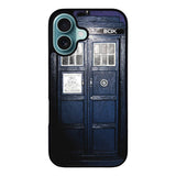 Dark Blue Tardis doctor who toys Case iPhone 16 Plus BC3008