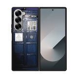 Dark Blue Tardis doctor who toys Case Samsung Galaxy Z Fold 6 5G BC3008