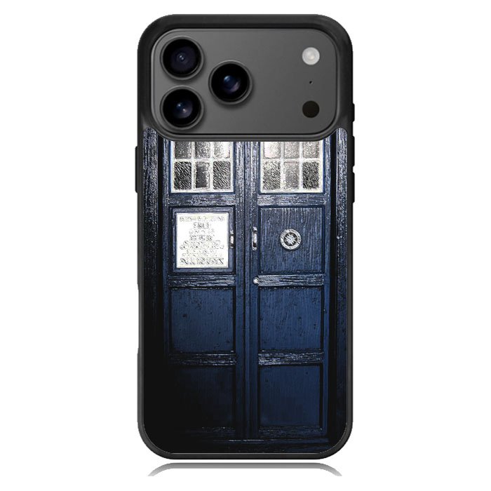 Dark Blue Tardis doctor who toys iPhone 17 Pro Case BC3008