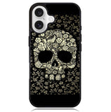 Dead sugar skull flower pattern Case iPhone 16 BC3010