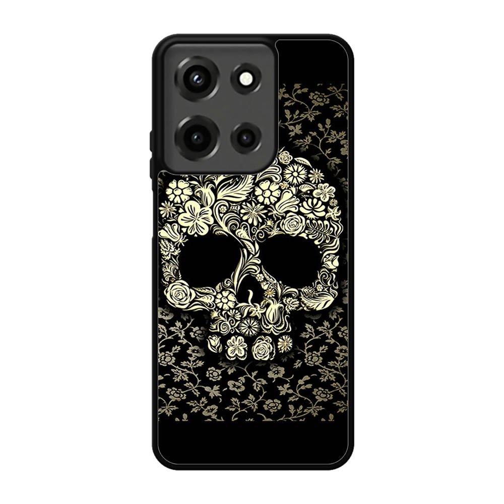 Dead sugar skull flower pattern Motorola Moto G 5G 2025 Case BC3010