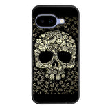 Dead sugar skull flower pattern Case Google Pixel 9A BC3010