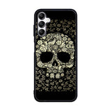 Dead sugar skull flower pattern Case Samsung Galaxy A15 BC3010