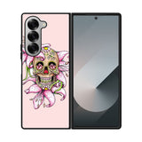 Sugar Skull Crow Honey bird Flower Case Samsung Galaxy Z Fold 6 5G BC2994