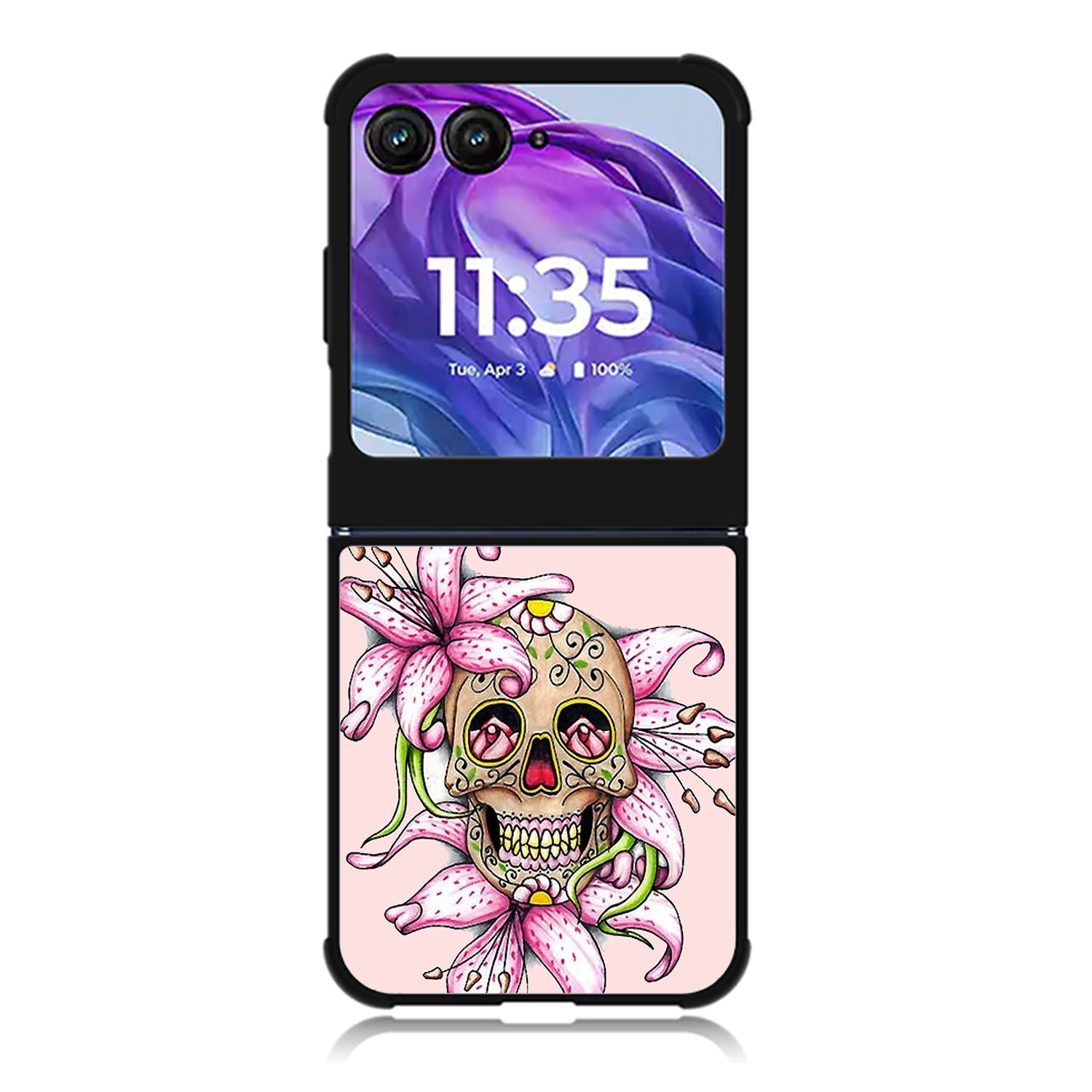 Sugar Skull Crow Honey bird Flower Motorola Moto Razr 2024 , Moto Razr 50 Case FE2994