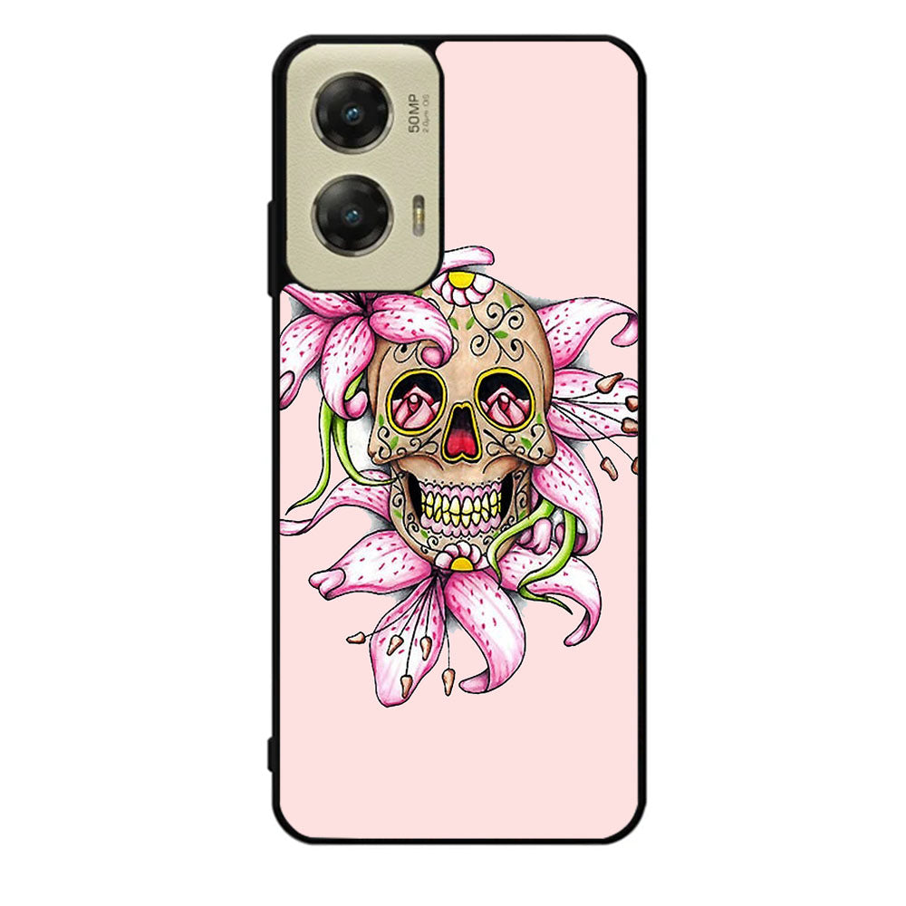 Sugar Skull Crow Honey bird Flower Case Motorola Moto G Stylus 2024 5G BC2994