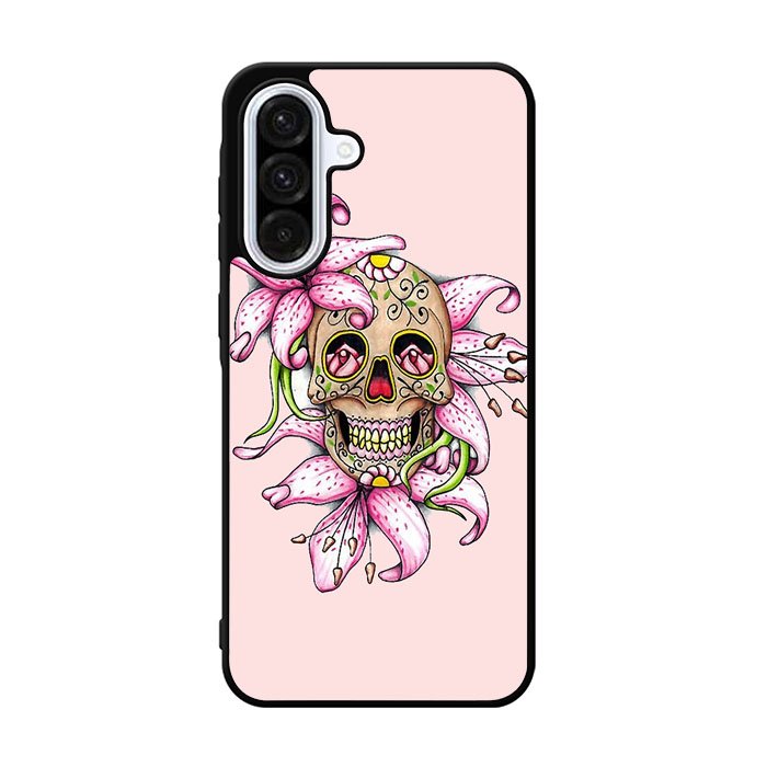 Sugar Skull Crow Honey bird Flower Samsung Galaxy A36 Case BC2994