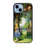 Alice in Wonderland and cat Case iPhone 15 Plus BC3046