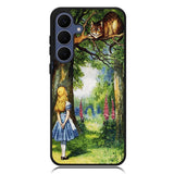 Alice in Wonderland and cat Samsung Galaxy S25 FE Case BC3046