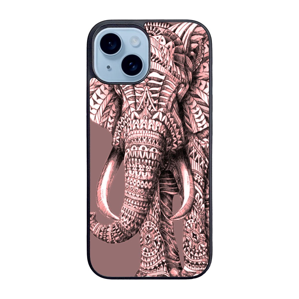 Aztec elephant Case iPhone 15 BC3070