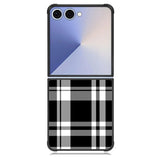 Black Plaid Samsung Galaxy Z Flip 7 Case BC3000