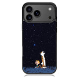 Calvin Hobbes Space iPhone 17 Pro Case BC3005