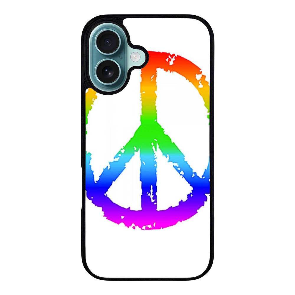 60S PEACE SIGN Case iPhone 16 Plus BC3037