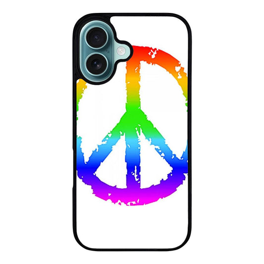 60S PEACE SIGN Case iPhone 16 Plus BC3037