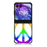 60S PEACE SIGN Motorola Moto Razr Plus 2025/2024 Case, Moto Razr 50 Ultra 5G BC3037