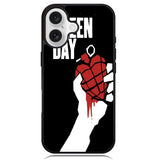 Green Day band Case iPhone 16 BC3031