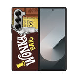Wonka Bar Chocolate Case Samsung Galaxy Z Fold 6 5G BC2948