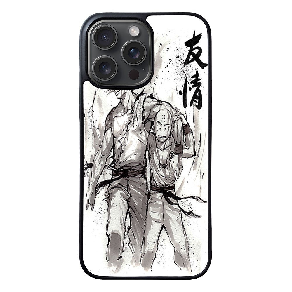 Dragon Ball Z Goku and Krillin Case iPhone 15 Pro Max BC3014