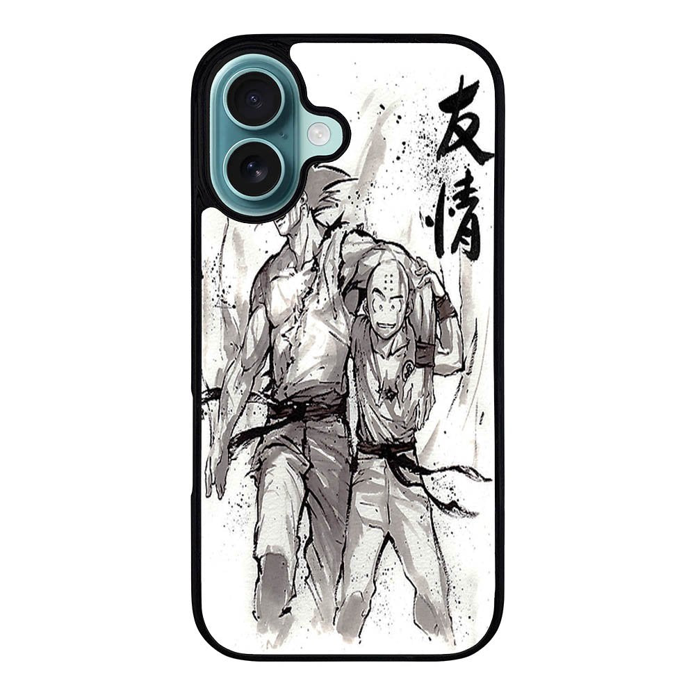Dragon Ball Z Goku and Krillin Case iPhone 16 Plus BC3014