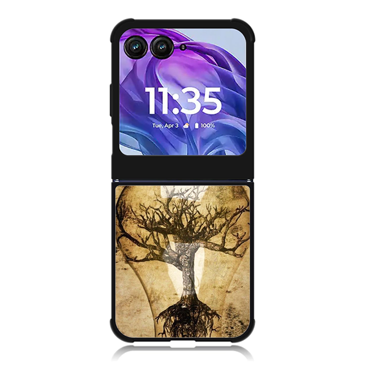 Abstract Tree In Light Bulb Motorola Moto Razr 2024 , Moto Razr 50 Case FE3042