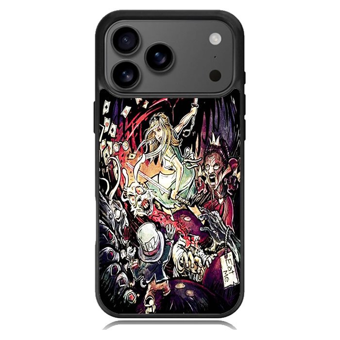 Alice In Wonderland Kill Zombie iPhone 17 Pro Case BC3047