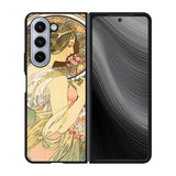 Alphonse Mucha Primrose Art Nouveau Case Samsung Galaxy z Fold 5 5G BC3052