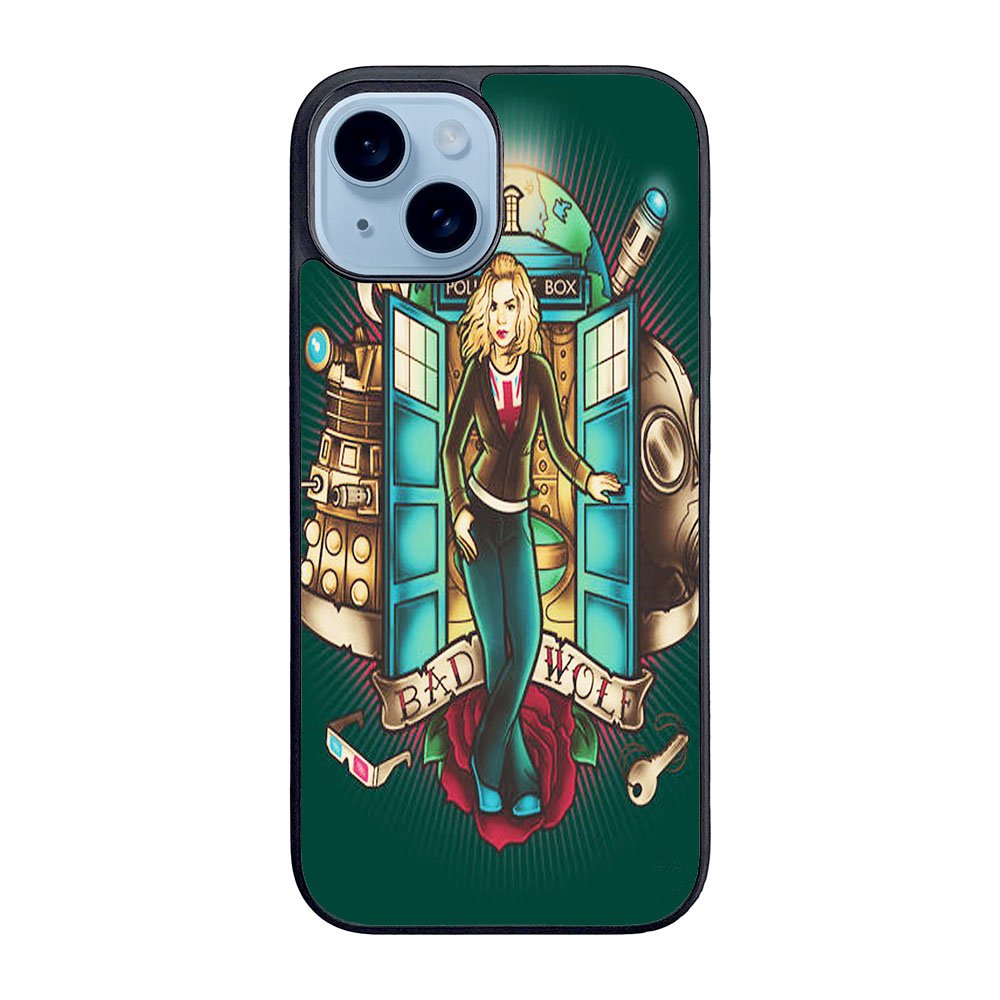 Bad Wolf Tardis Doctor Case iPhone 15 BC3071