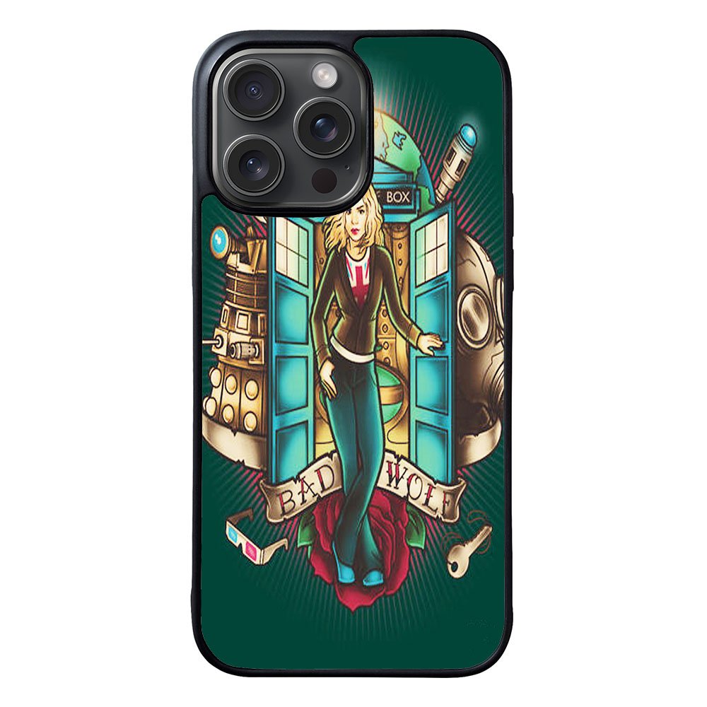 Bad Wolf Tardis Doctor Case iPhone 15 Pro BC3071
