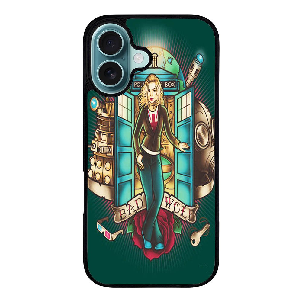 Bad Wolf Tardis Doctor Case iPhone 16 Plus BC3071