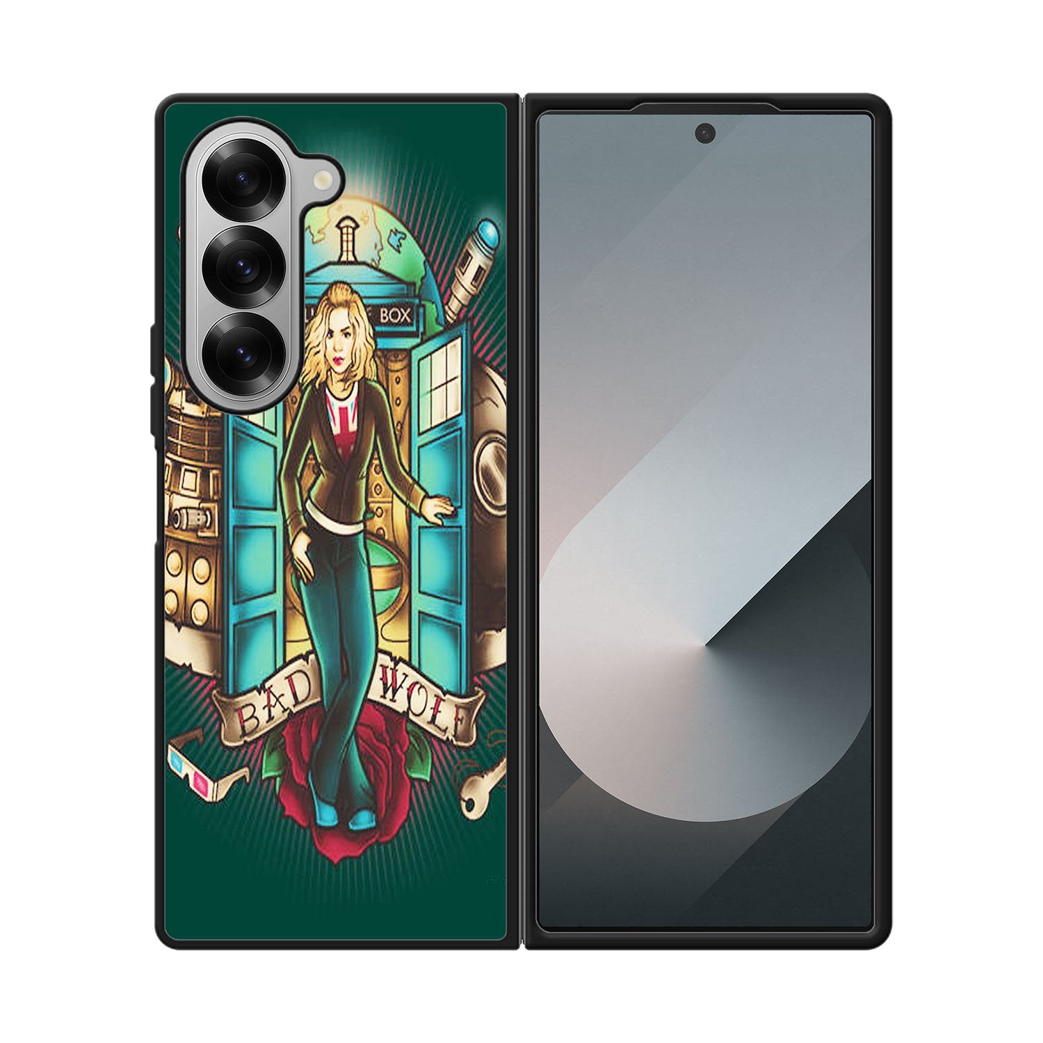 Bad Wolf Tardis Doctor Case Samsung Galaxy Z Fold 6 5G BC3071