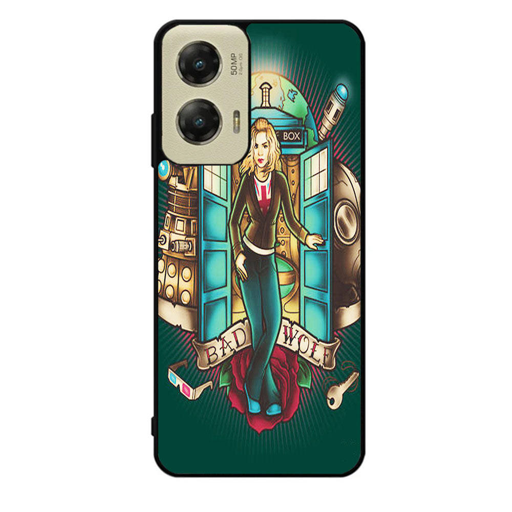Bad Wolf Tardis Doctor Case Motorola Moto G Stylus 2024 5G BC3071