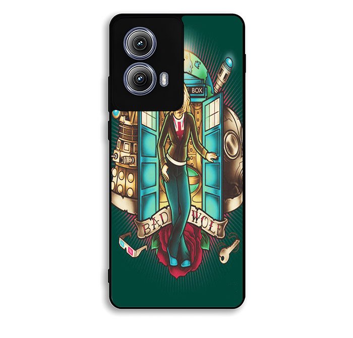 Bad Wolf Tardis Doctor Motorola Moto Edge 2024 Case BC3071