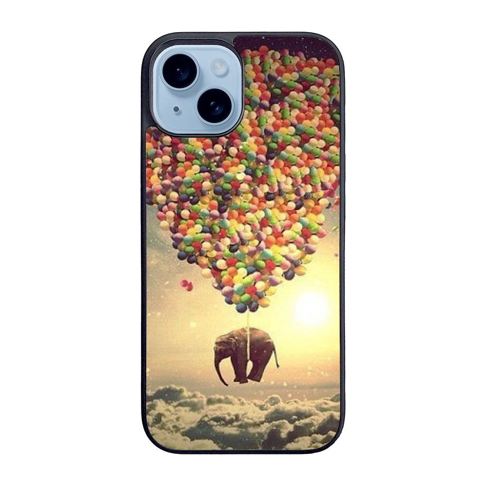 Elephant And Balloon Case iPhone 15 Plus BC3022
