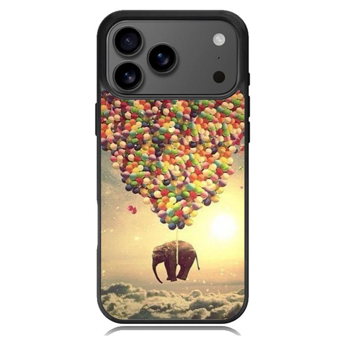 Elephant And Balloon iPhone 17 Pro Max Case BC3022