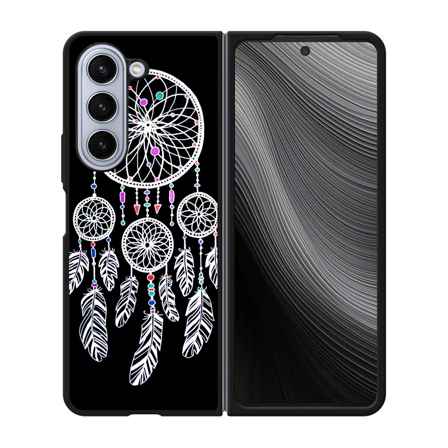 DREAM CATCHER BLACK Case Samsung Galaxy z Fold 5 5G BC3017