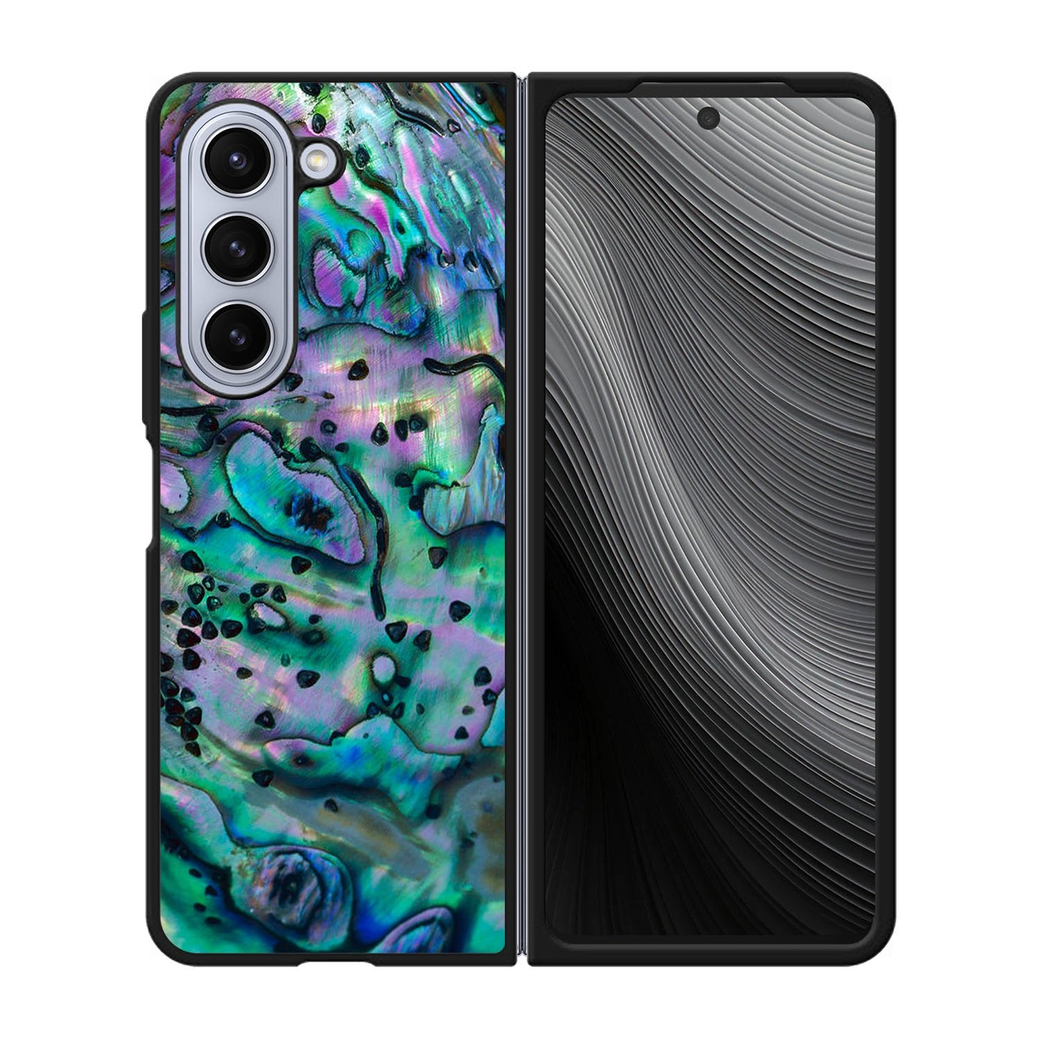 Rainbow Abalone Haliotis Iris Case Samsung Galaxy z Fold 5 5G BC2890