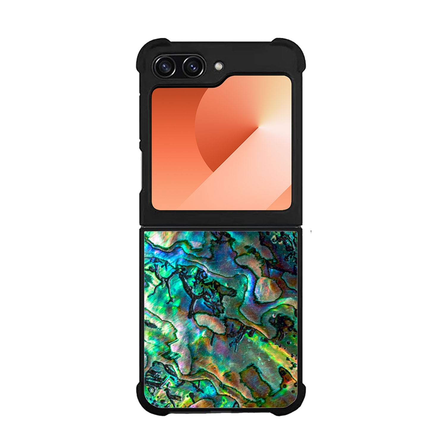 Luxury Blue Abalone Case Samsung Galaxy Z Flip 6 5G BC2865