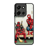 Funny Spiderman and Deadpool Motorola Moto G 5G 2025 Case FE2519