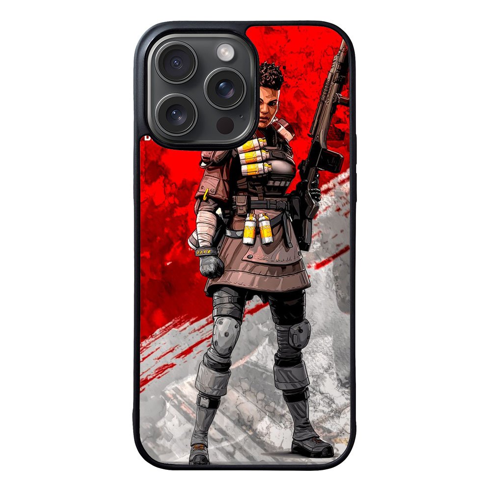 Apex Legends Bangalore Fan Art Case iPhone 15 Pro BC2814