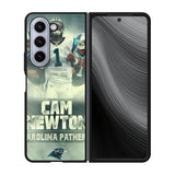Cam Newton Carolina Pathers Case Samsung Galaxy z Fold 5 5G BC2919
