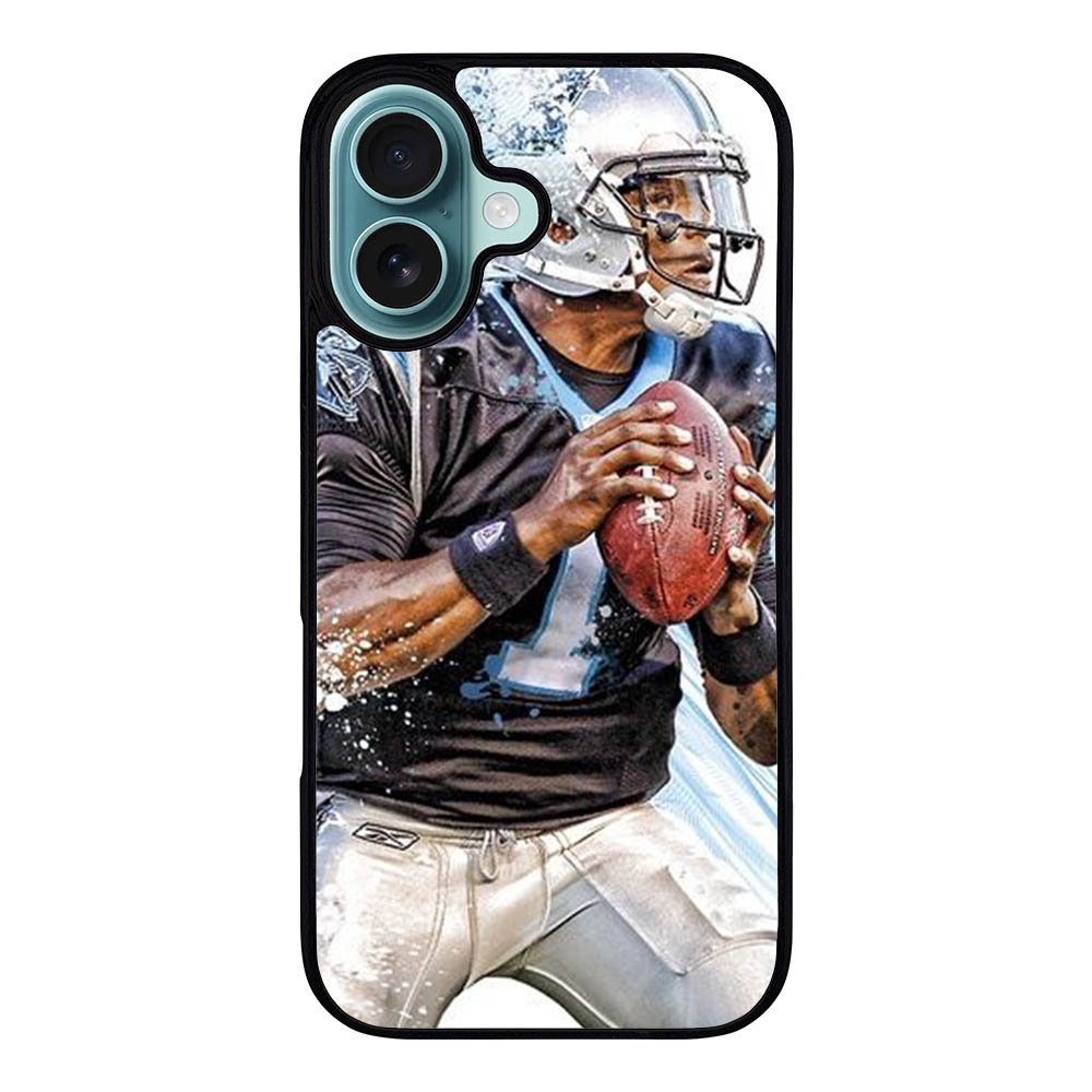 Cam Newton Carolina Panthers Case iPhone 16 Plus BC2918