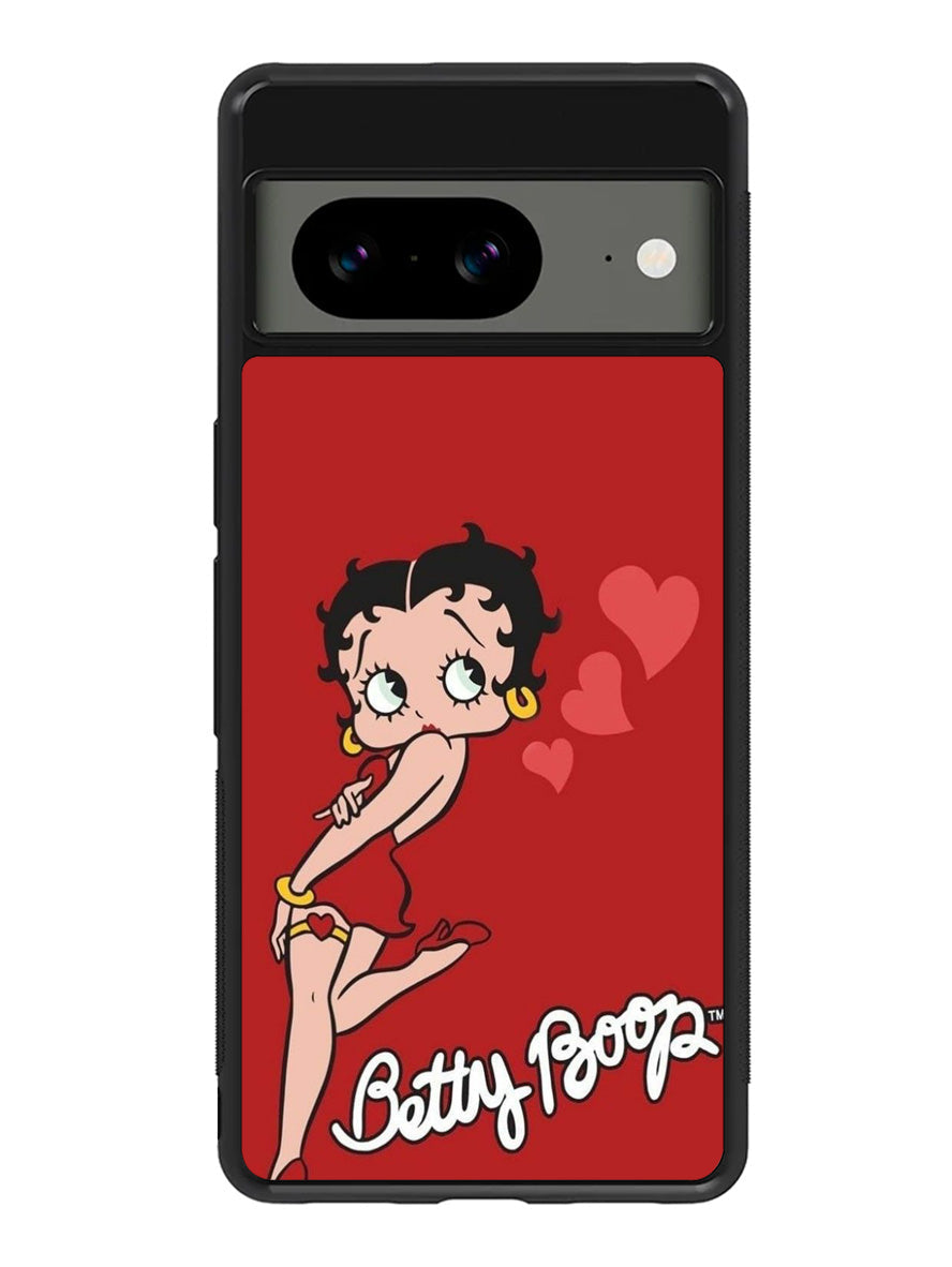 Betty Boop Red Background Google Pixel 8a Case
