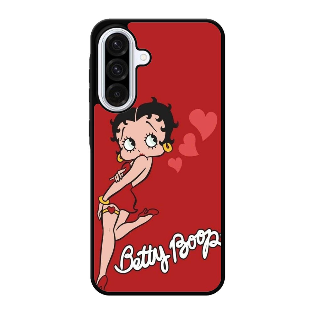 Betty Boop Red Background Samsung Galaxy A56 Case FE5695