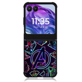 Avengers Logo And All Hero Motorola Moto Razr 2024 , Moto Razr 50 Case